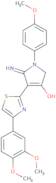 5-Amino-4-[4-(3,4-dimethoxyphenyl)-1,3-thiazol-2-yl]-1-(4-methoxyphenyl)-2,3-dihydro-1H-pyrrol-3...