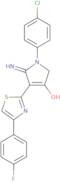 5-Amino-1-(4-chlorophenyl)-4-[4-(4-fluorophenyl)-1,3-thiazol-2-yl]-2,3-dihydro-1H-pyrrol-3-one