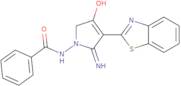 N-(5-Amino-4-benzothiazol-2-yl-3-oxo-2,3-dihydro-pyrrol-1-yl)-benzamide