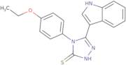 4-(4-Ethoxyphenyl)-5-(1H-indol-3-yl)-4H-1,2,4-triazole-3-thiol