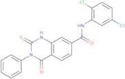 N-(2,5-Dichlorophenyl)-4-oxo-3-phenyl-2-sulfanylidene-1H-quinazoline-7-carboxamide