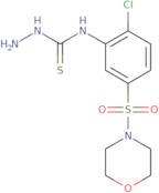 3-Amino-1-[2-chloro-5-(morpholine-4-sulfonyl)phenyl]thiourea