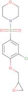 4-{3-Chloro-4-[(oxiran-2-yl)methoxy]benzenesulfonyl}morpholine