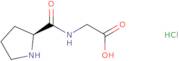 2-{[(2S)-pyrrolidin-2-yl]formamido}acetic acid hydrochloride