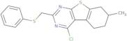 4-Chloro-7-methyl-2-[(phenylthio)methyl]-5,6,7,8-tetrahydro[1]benzothieno[2,3-d]pyrimidine