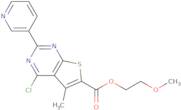 2-Methoxyethyl 4-chloro-5-methyl-2-pyridin-3-ylthieno[2,3-d]pyrimidine-6-carboxylate