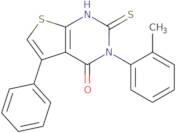 3-(2-Methylphenyl)-5-phenyl-2-sulfanyl-3H,4H-thieno[2,3-d]pyrimidin-4-one