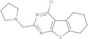 4-Chloro-2-(pyrrolidin-1-ylmethyl)-5,6,7,8-tetrahydro[1]benzothieno[2,3-d]pyrimidine