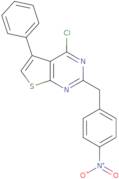 4-Chloro-2-(4-nitrobenzyl)-5-phenylthieno[2,3-d]pyrimidine