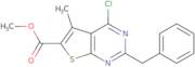 Methyl 2-benzyl-4-chloro-5-methylthieno[2,3-d]pyrimidine-6-carboxylate