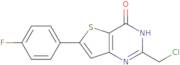 2-(Chloromethyl)-6-(4-fluorophenyl)-3H,4H-thieno[3,2-d]pyrimidin-4-one