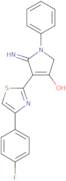 5-Amino-4-[4-(4-fluorophenyl)-1,3-thiazol-2-yl]-1-phenyl-2,3-dihydro-1H-pyrrol-3-one