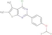 4-Chloro-2-[4-(difluoromethoxy)phenyl]-5,6-dimethylthieno[2,3-d]pyrimidine