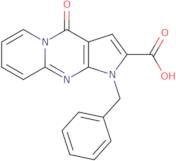 6-Benzyl-2-oxo-1,6,8-triazatricyclo[7.4.0.0,3,7]trideca-3(7),4,8,10,12-pentaene-5-carboxylic acid