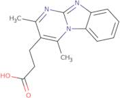 3-(2,4-Dimethylpyrimido[1,2-a]benzimidazol-3-yl)propanoic acid