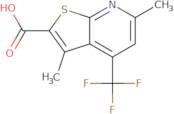 3,6-Dimethyl-4-(trifluoromethyl)thieno[2,3-b]pyridine-2-carboxylic acid