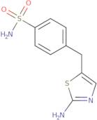 4-[(2-Amino-1,3-thiazol-5-yl)methyl]benzene-1-sulfonamide