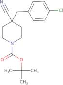 1-Boc-4-cyano-4-(4-chlorobenzyl)-piperidine