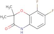 7,8-Difluoro-2,2-dimethyl-2H-benzo[b][1,4]oxazin-3(4H)-one