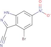 4-Bromo-6-nitro-1H-indazole-3-carbonitrile