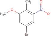 5-Bromo-1-methoxy-2-methyl-3-nitrobenzene