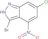 3-Bromo-6-chloro-4-nitro-1H-indazole