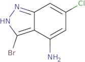 3-Bromo-6-chloro-1H-indazol-4-amine