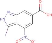 3-Iodo-4-nitro-1H-indazole-6-carboxylic acid