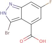 3-Bromo-6-fluoro-1H-indazole-4-carboxylic acid