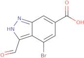 4-Bromo-3-formyl-1H-indazole-6-carboxylic acid