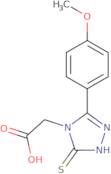 2-[3-(4-Methoxyphenyl)-5-sulfanyl-4H-1,2,4-triazol-4-yl]acetic acid