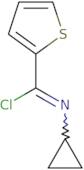 N-Cyclopropylthiophene-2-carbonimidoyl chloride