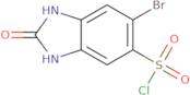 6-Bromo-2-oxo-2,3-dihydro-1H-1,3-benzodiazole-5-sulfonyl chloride