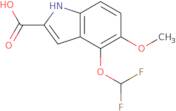 4-(Difluoromethoxy)-5-methoxy-1H-indole-2-carboxylic acid