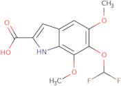 6-(Difluoromethoxy)-5,7-dimethoxy-1H-indole-2-carboxylic acid