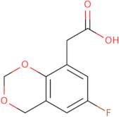 2-(6-Fluoro-2,4-dihydro-1,3-benzodioxin-8-yl)acetic acid