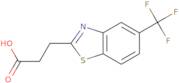 3-[5-(Trifluoromethyl)-1,3-benzothiazol-2-yl]propanoic acid