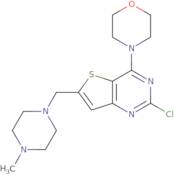 4-(2-Chloro-6-((4-methylpiperazin-1-yl)methyl)-thieno[3,2-d]pyrimidin-4-yl)morpholine