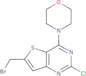 4-(6-(Bromomethyl)-2-chlorothieno-[3,2-d]pyrimidin-4-yl)morpholine