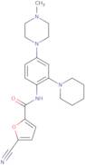 5-Cyano-N-(4-(4-methylpiperazin-1-yl)-2-(piperidin-1-yl)phenyl)furan-2-carboxamide