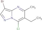 3-Bromo-7-chloro-6-ethyl-5-methylpyrazolo[1,5-a]pyrimidine