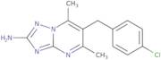 6-(4-Chlorobenzyl)-5,7-dimethyl[1,2,4]triazolo-[1,5-a]pyrimidin-2-amine