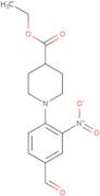 4-[4-(Ethoxycarbonyl)piperidin-1-yl]-3-nitrobenzaldehyde