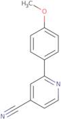 2-(4-Methoxyphenyl)pyridine-4-carbonitrile