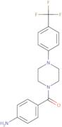 (4-Aminophenyl){4-[4-(trifluoromethyl)phenyl]-piperazino}methanone