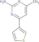 4-Methyl-6-(3-thienyl)-2-pyrimidinamine