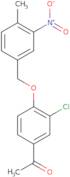 1-{3-Chloro-4-[(4-methyl-3-nitrobenzyl)oxy]-phenyl}-1-ethanone