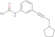 N-{3-[3-(Pyrrolidin-1-yl)prop-1-yn-1-yl]phenyl}acetamide