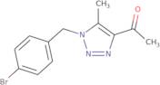 1-[1-(4-Bromobenzyl)-5-methyl-1H-1,2,3-triazol-4-yl]-1-ethanone