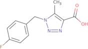 1-(4-Fluorobenzyl)-5-methyl-1H-1,2,3-triazole-4-carboxylic acid